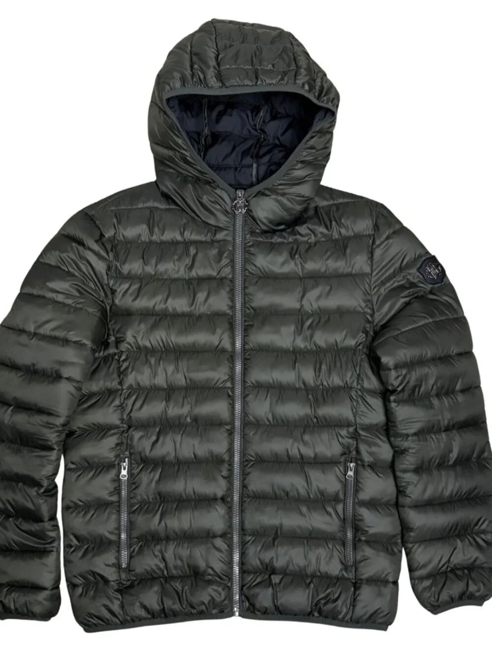 ROBERTO CAVALLI Luxury Designer Winter Puffer Parka Jacket Coat Womens Large